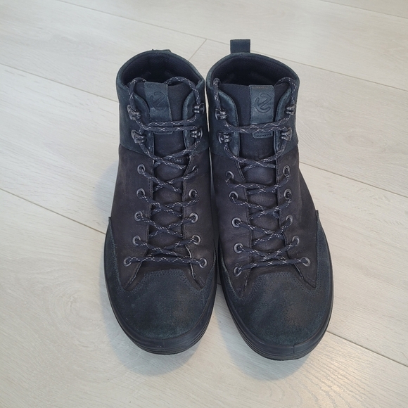 Ecco Soft 7 Tred GTX Men’s Sneaker Boot Leather Goretex size 9-9.5 Waterproof - Picture 4 of 9